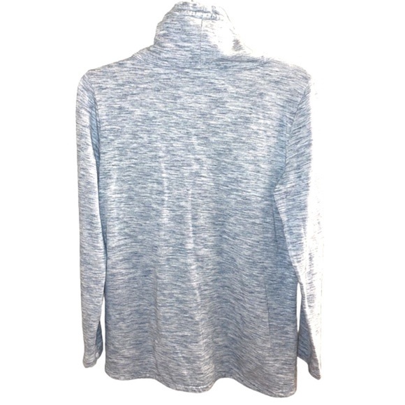 T by Talbots pullover funnel neck drawstring sweater sweatshirt activewear - Picture 2 of 6